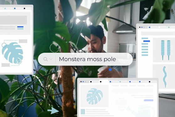 header image of search bar for search video marketing blog