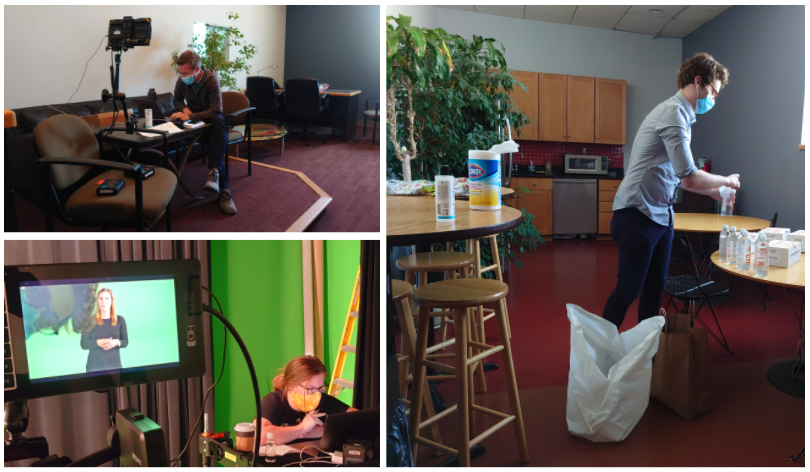 Heggerty-Live-Action-Production-Safety-COVID Heggerty BTS scenes for video production