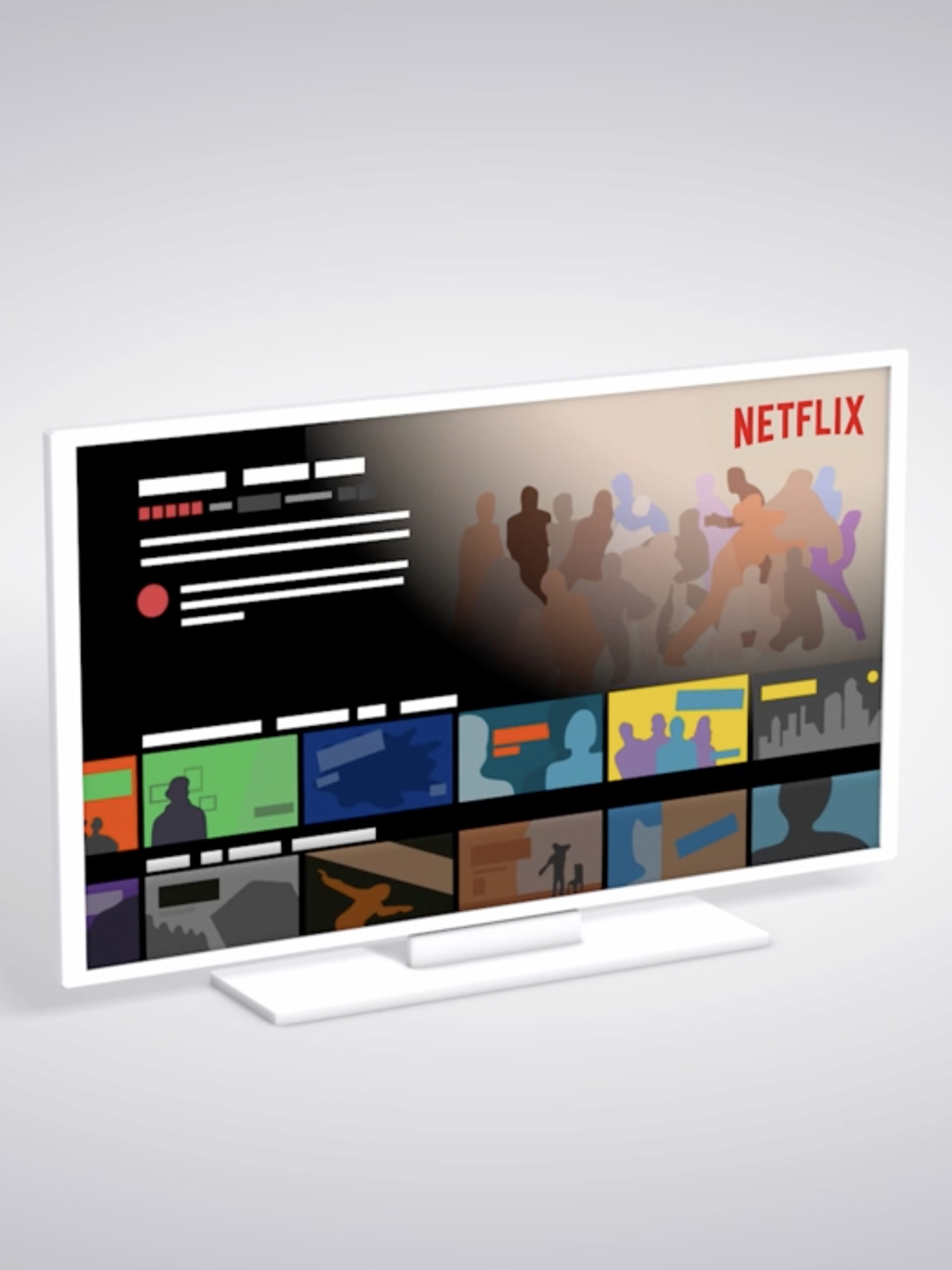 image 5 3d animation netflix UI