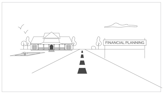 NWM Animated Explainer Video Series Sketch illustration of road with house and trees NWM