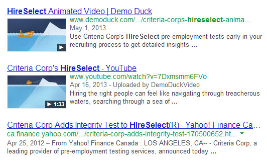 rich_snippet Google Search Snippet