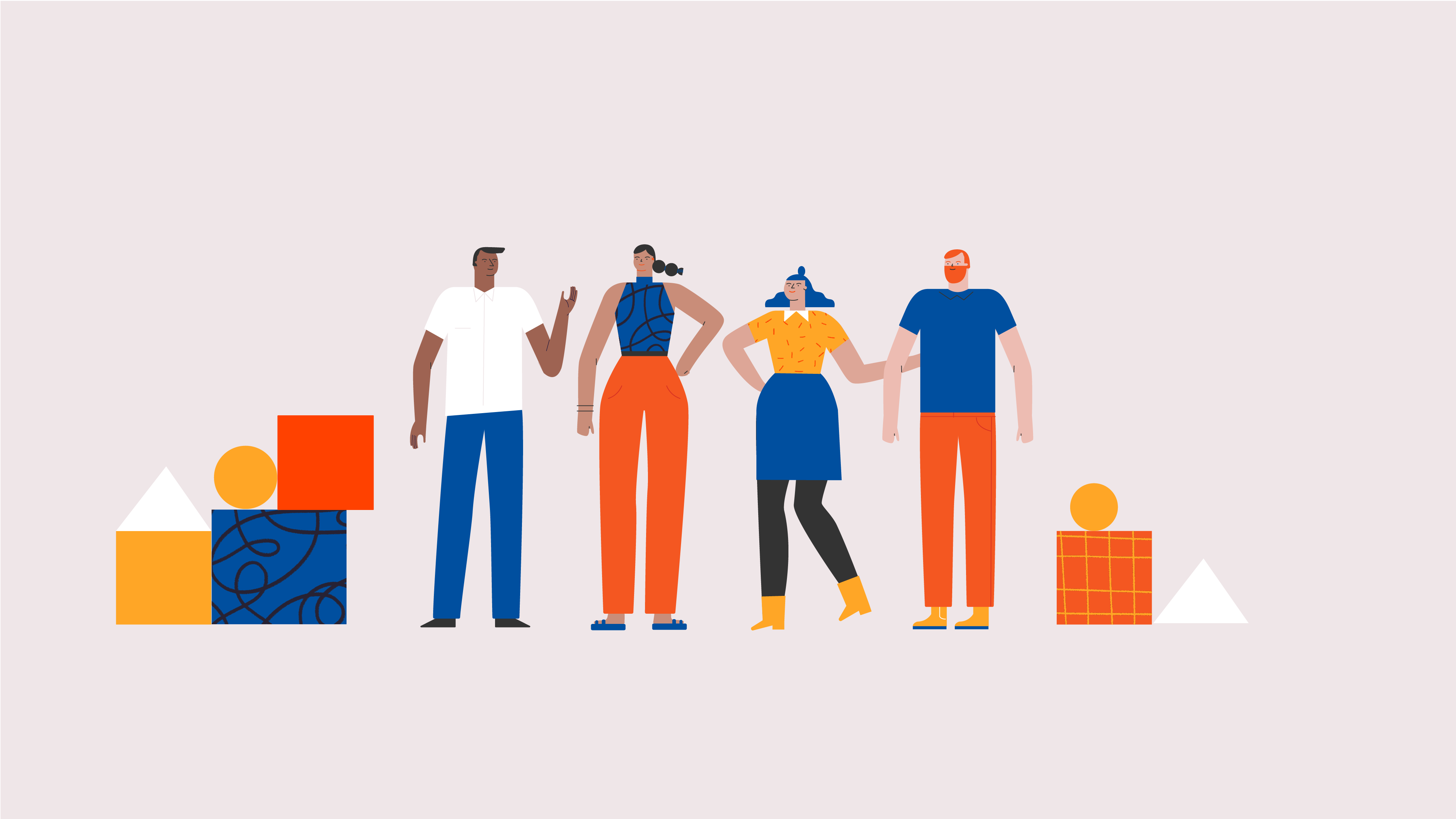 LLA Explainer Video Production Characters 2d animation internal communication video for Liberty Latin America