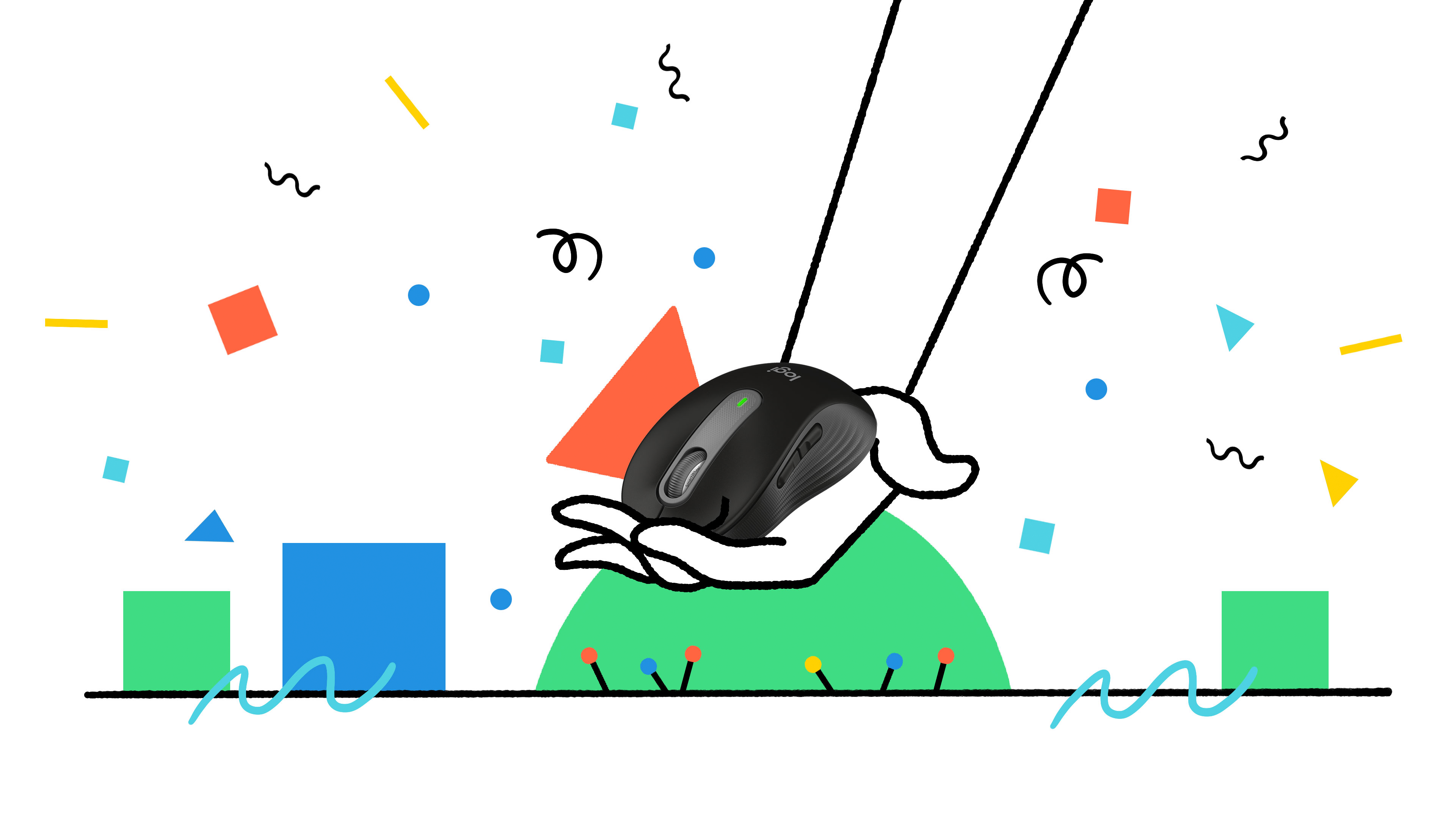 Logitech-Pitch_Animated Product Video product animation pitch frame